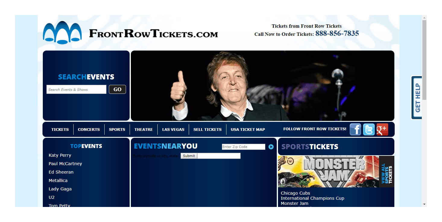 Front Row Tickets.com