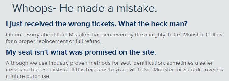 ticketmonster.com reviews legit tickets faq