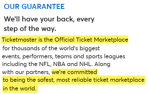 is ticketmaster safe to buy from