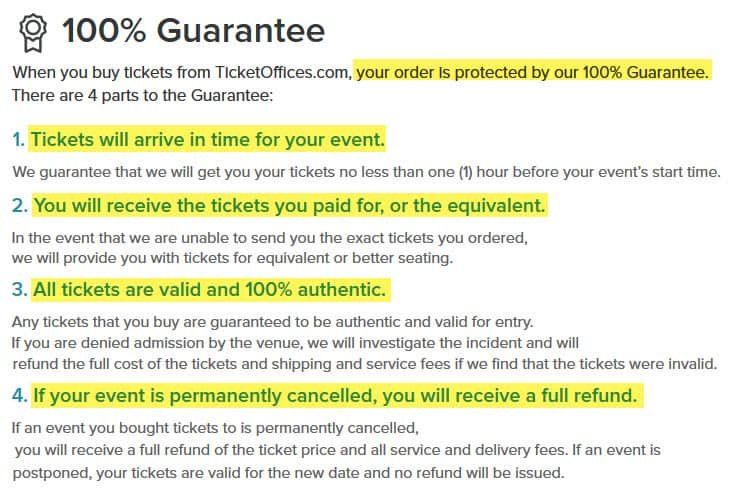 TicketOffices Reviews 2020 | Is Ticket Offices a Legit Site?