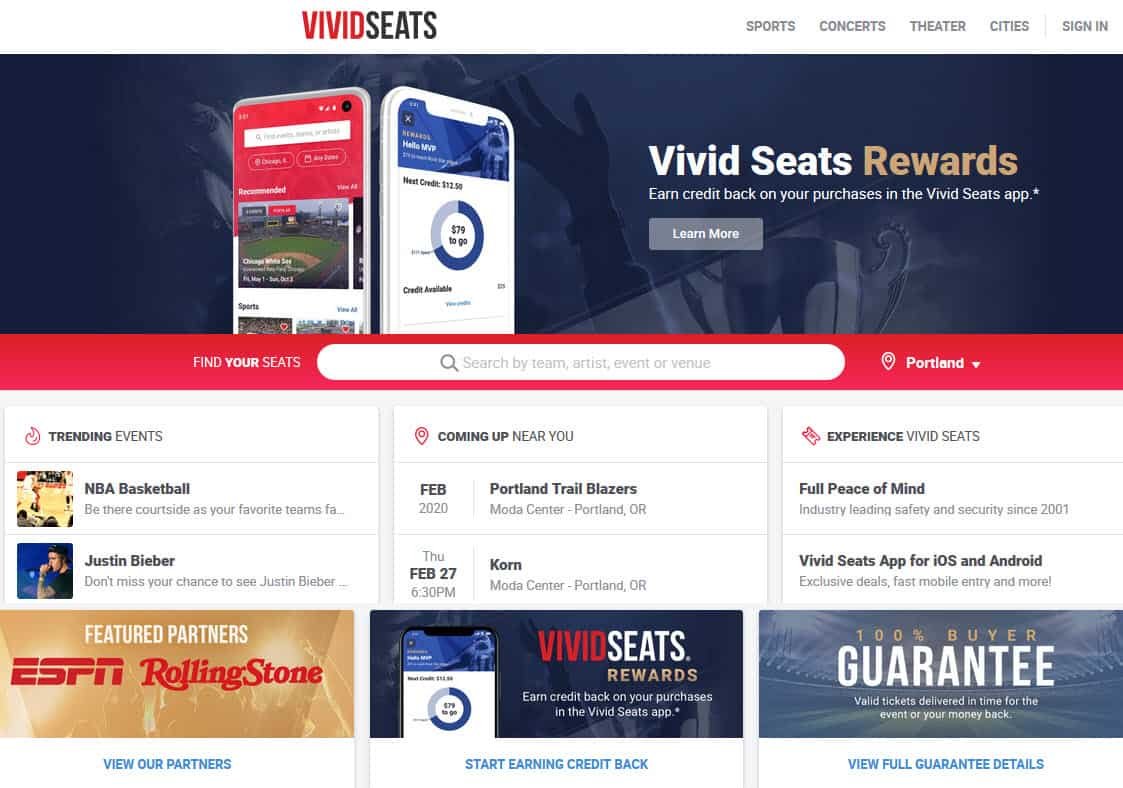 vivid seats review 2021 are tickets legit