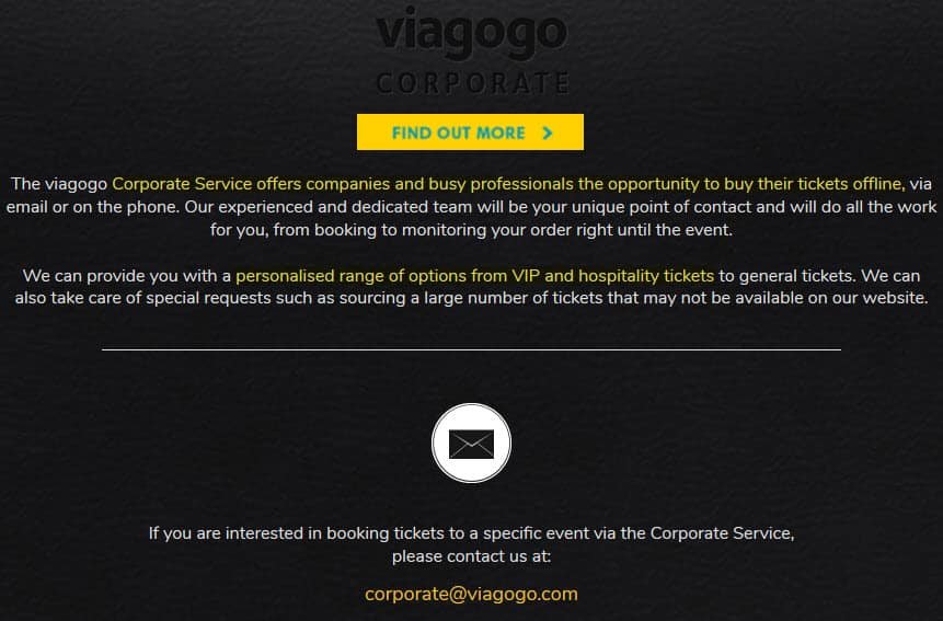viagogo corporate vip hospitality tickets review