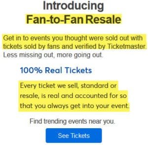 Is It Safe To Buy Resale Tickets On Ticketmaster